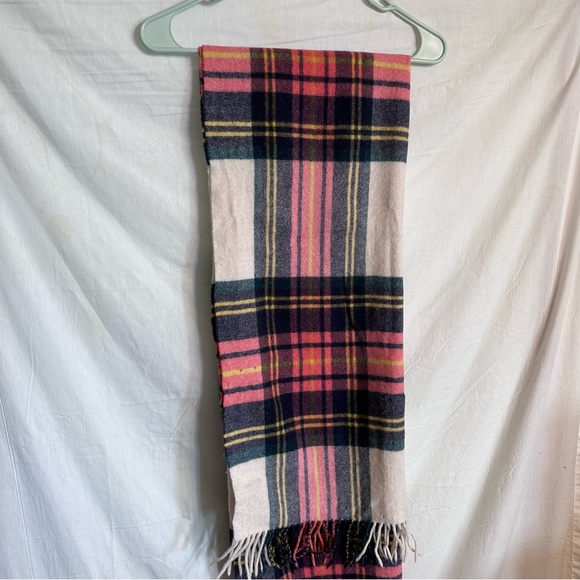 J. Crew Plaid Wool Scarf - Picture 5 of 6